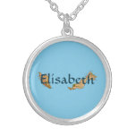 Malaysia Map + Name Necklace