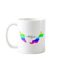 Malaysia Maps Coffee Mugs