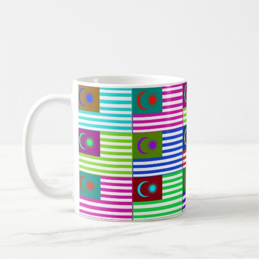 Malaysia Multihue Flags Mug