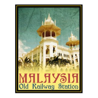 Malaysia Old Railway Station Post Cards