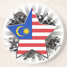 Malaysia Star Drink Coasters