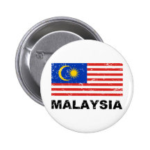 Malaysia Vintage Flag Button