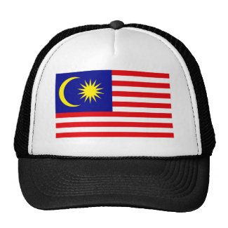 Malaysian Flag Hats