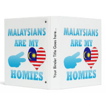 Malaysians are my Homies Vinyl Binders
