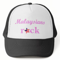 Malaysians Rock - Cute Pink Trucker Hat
