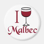 Malbec Wine Lover Gifts Fridge Magnet