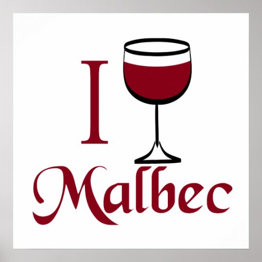 Malbec Wine Poster