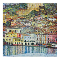 Malcena at the Gardasee by Gustav Klimt posters