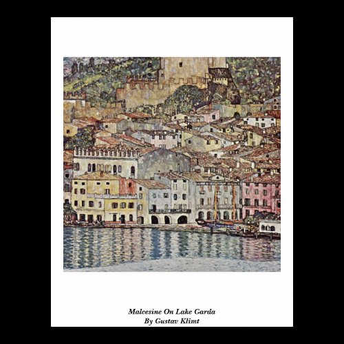 Malcesine On Lake Garda By Gustav Klimt Print