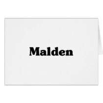 Malden  Classic t shirts Greeting Cards