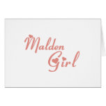 Malden Girl tee shirts cards
