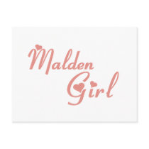Malden Girl tee shirts Post Cards