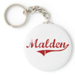 Malden Massachusetts Classic Design Key Chains