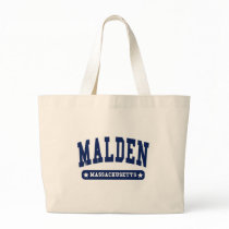 Malden Massachusetts College Style tee shirts Canvas Bags