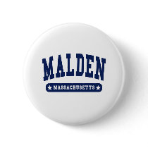 Malden Massachusetts College Style tee shirts Button