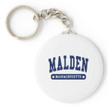 Malden Massachusetts College Style tee shirts Key Chain