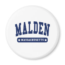 Malden Massachusetts College Style tee shirts Refrigerator Magnet