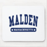 Malden Massachusetts College Style tee shirts mousepads