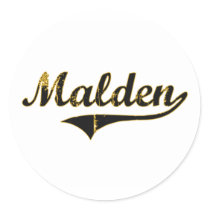 Malden Missouri Classic Design Sticker