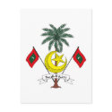 Maldives Coat of Arms postcards