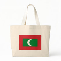 Maldives Flag Tote Bag by FlagTshirts Maldives Flag Tote Bag