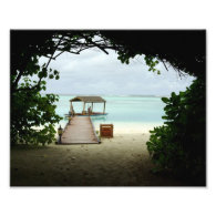 Maldives Island Boat Art Photo