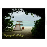 Maldives Island Boat Birthday Card