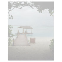 Maldives Island Boat Personalized Letterhead