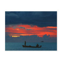 Maldives Sun Island Gorgeous Sunset And Boat