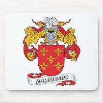 Maldonado Family Crest mousepads
