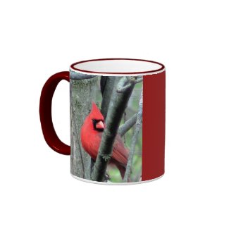 Male and Female Cardinals Pair ( spring) Coffee Mug