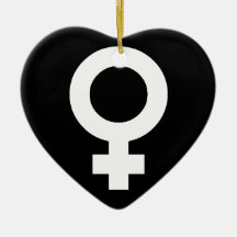 Male and female Onaments Christmas Tree Ornaments
