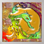 Male Art Rainbow Edit Print