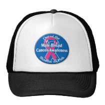 Male Breast Cancer Awareness Hat
