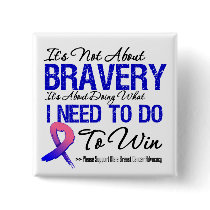 Male Breast Cancer Battle buttons by cancerapparel Male Breast Cancer Battle buttons