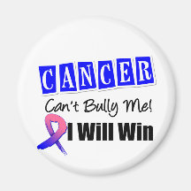 Male Breast Cancer Cant Bully Me I Will Win Magnets