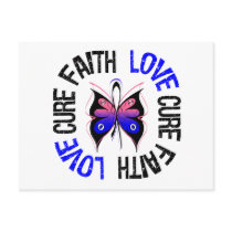 Male Breast Cancer Faith Love Cure Post Cards