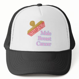 Male Breast Cancer hat