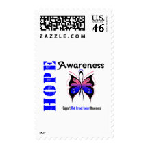 Male Breast Cancer Hope Awareness Postage Stamps