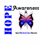 Male Breast Cancer Hope Awareness t-shirts