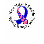 Male Breast Cancer Hope Makes It Possible t-shirts