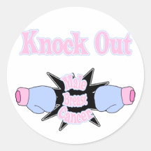 Male Breast Cancer Sticker