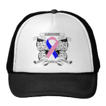 Male Breast Cancer Survivor Butterfly Strength Hat