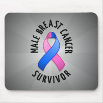 Male Breast Cancer Survivor Mousepad