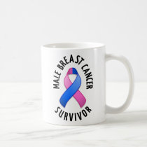 Male Breast Cancer Survivor Mug mugs