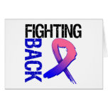 Male Breat Cancer Fighting Back Greeting Cards