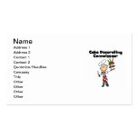 Male Cake Decorating Connoisseur Business Cards