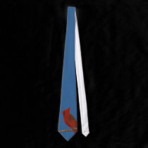 "Male Cardinal" Tie ties