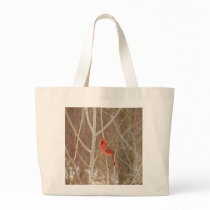 Male Cardinal Tote Bag by na15aj Male Cardinal Tote Bag