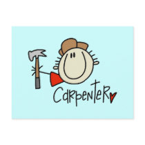 Male Carpenter postcards